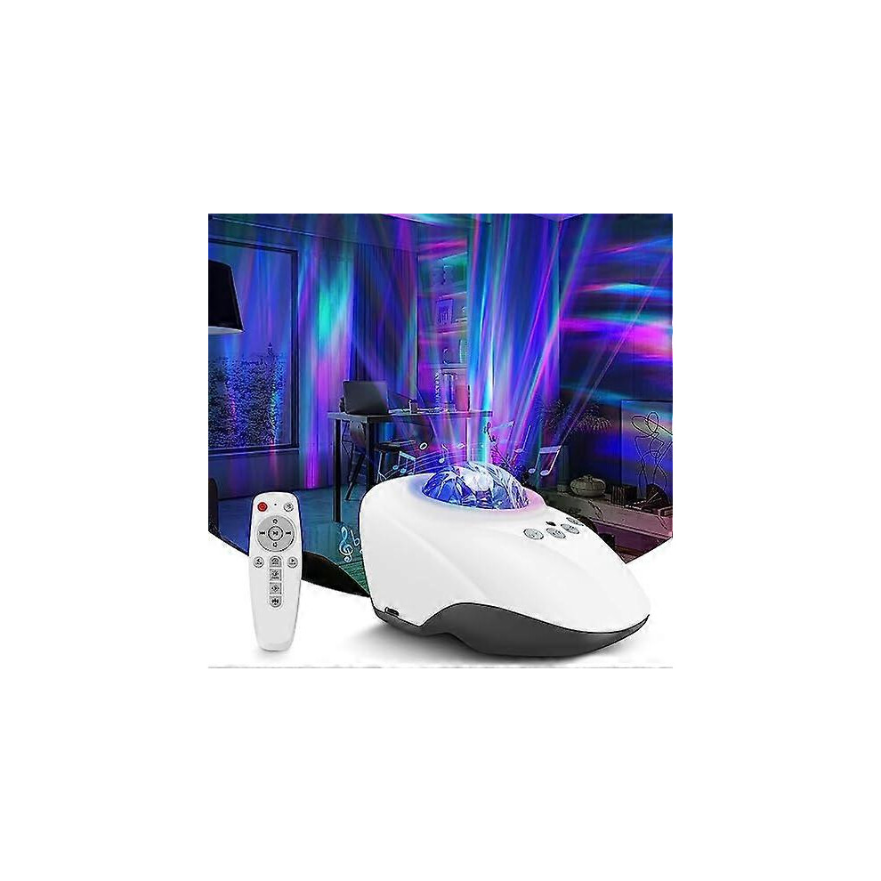 (As Show, One Size) Projector, Baby Sensory Night Kids Projector With 8 Noise, Northern S Projector For Bedroom, Ceiling Room Decor, Light/White Kikidex
