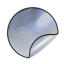 (As show, One size) Fire Pit Mat 36 Inch Round Under Grill Pad Fireproof Mat Outdoor Floor Lawn Deck Protector1pcs-silver