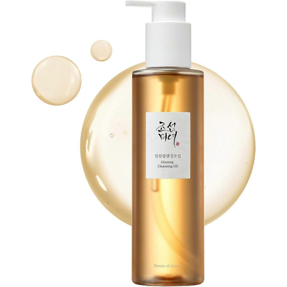 (As show, One size) Beauty of Joseon Ginseng Cleansing Oil Waterproof Makeup Remover for Sensitive, Acne-Prone Facial Skin. Korean Skin Care for Men a