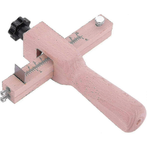 (As show, One size) Precision Hand Adjustable Leather Strap Cutter Tool For Leather Craft Hy