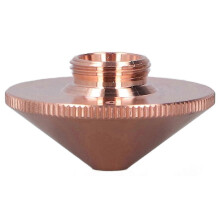 (As show, One size) Laser Cutting Nozzle Single Layer Fiber Copper Welding Machine Industrial Parts Accessories 2.0 (Hole Dia 2.0mm)