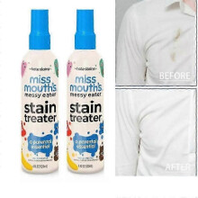 (As show, One size) 2pcs Miss Mouth's Messy Eater Stain Treater Spray 120ml 0619
