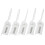 (As show, One size) 100 Numbered Plastic Security Seals Tamper Proof Tags Pull Ties Secure Anti Tamper Seals Self-Locking,White 1