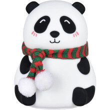 (As show, One size) Little Night Light, Panda Silicone Pendant, Cartoon Creative Gift,5.35 Inch High Cute Little Night Light,UBS Rechargeable Night Light, Desktop Pendant