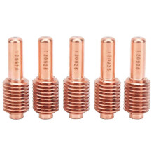 (As show, One size) 5Pcs Plasma Cutter Nozzle Cutting Consumable Tip Electrode Replacement Parts 120926