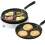 (As show, One size) 4-Hole Breakfast Pan Mini Omelette Pan Household Kitchen Tools0620 3