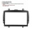 (As show, One size) Console Central DVD Navigation Panel Frame Kit Fit for Daewoo Royale (Russian) 2016 5