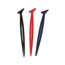 (As show, One size) Car Wrapping Flexible Micro- Squeegee Curved Slot Tool Set 3 In 1 With Different Hardness For Installing Vehicle Wraps And Auto Stickers