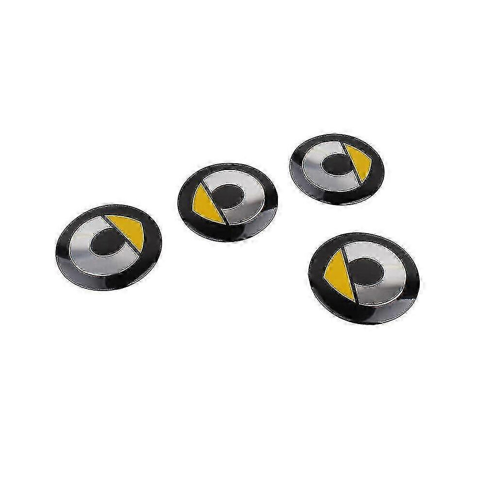 (As Show, One Size) 4X Car Wheel Center Hub Caps Emblem Sticker Decal For Smart Fortwo Forfour 453 451 450 452 Crossblade Roadster Cabrio City-Coupe,Y 4633396572682