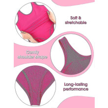 (Large, Fluorescent Blue) 8 Pieces Women 80s Workout Costume Halloween 90s Outfit Accessories Set Leotard Bum Bag Glasses Headband Leg Warmers