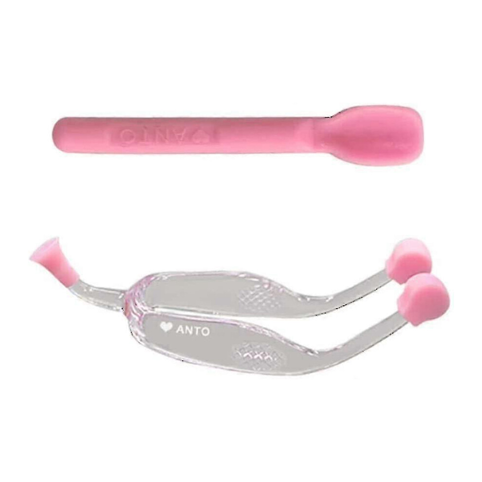 Pink (As Show, One Size) Lens Tweezers And Suction Stick Contact Lenses Inserter Remover,