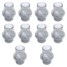 (As show, One size) 10 Pieces CPR Mask Replacement Single Way Valve Disposable for Home