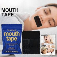(As show, One size) 300pcs Strip Mouth Tape Mouth Breathing Patch Snore Reducing