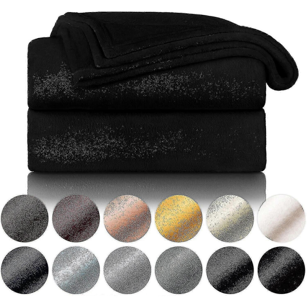 (200 x 230 cm, Gray) Fluffy Cuddly Blanket - High-quality Blanket, Super Soft Fleece Blanket As Sofa Throw, Bedspread Or Living Room Blanket-image-OPC-PHKJYT7-NEW