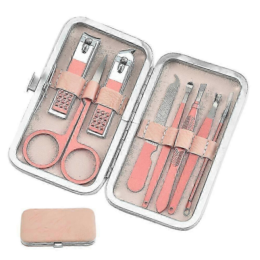 (As show, One size) Manicure Set Personal Care Nail Clipper Kit Manicure Pedicure Set