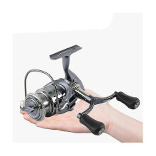 (As show, One size) Reel Fishing 3000 5.2:1 Spinning Reel Double Handle Grip Fishing Gear Fishing Reel