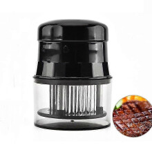 (As show, One size) Meat Tenderizer Stainless Steel Steak Loosener Meat Hammer Kitchen Gadget For Chicken Fish Pork1pcs