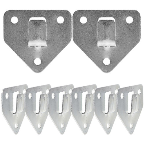 (Red, One size) 8 Pcs Wall Mount Fire Extinguisher Hook Heavy Duty Fire Extinguisher Bracket Holder