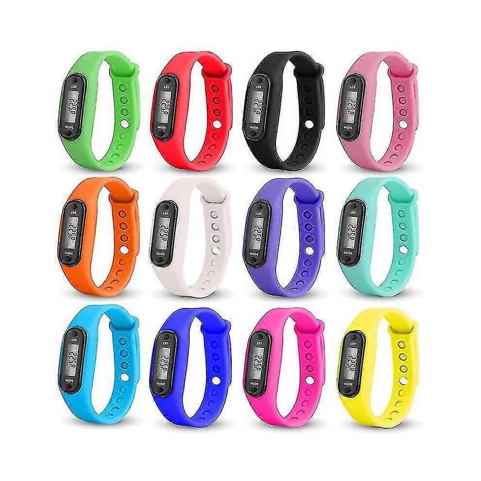 (Dark Blue, One size) Step Count Activity Tracker Fitness Sport Watch Wrist Pedometer LCD Adult Kid-image-OPC-PHKK2HW-NEW