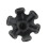 (As show, One size) Tripod Hex Rubber Replacement Tip Tool, End Cap (1pcs) 3