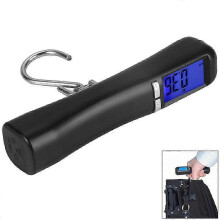 (As show, One size) High quality 40kg travel portable lage baggage suitcase bag weight digital weighing(1pcs)