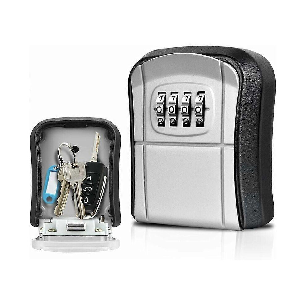 (As Show, One Size) Boite Cl Scurise Mural Mini Coffre Cls Extrieur Bote Clef Avec Code Numrique 4 Chiffres Rinitialisable Tanche Boitier Clef Pou 5033941374737