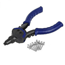 (As show, One size) Rivet Gun Manual Rivet Rivet Nut Gun Heavy Duty with 50 Pieces of Rivets
