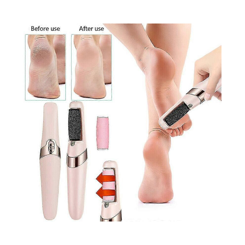 Kikidex (As Show, One Size) Electric Foot Dead Skin Grinder Feet Grinding File Callus Remover Pedicure Tools1pcs