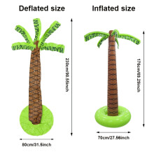 (Large Inflatable Coconut Tree) Giant Inflatable Palm Tree with Surfboards - Vibrant Beach & Pool Party Decoration, Outdoor Tropical Decor for Summer Gatherings