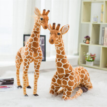 (giraffe, 50cm) Huge Real Life Giraffe Plush Toys Cute Stuffed Animal Dolls Soft Simulation Giraffe Doll Birthday Gift Kids Toy Bedroom Decor