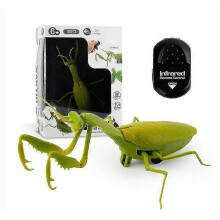 (Without box, One size) Infrared Rc Insect Toy Simulation Praying Mantis Remote Control Toy Prank Toy Funny Novelty Gift