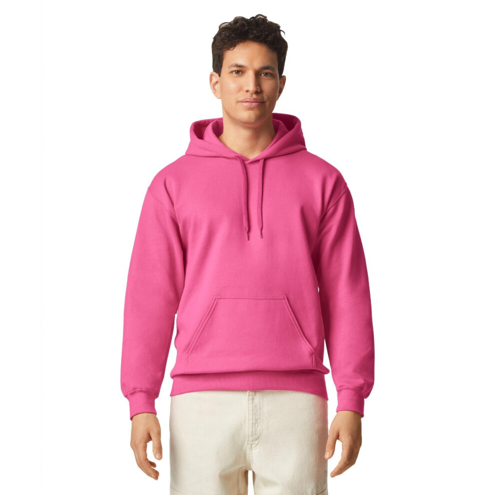 (XXL, Purple) Gildan Unisex Adult Softstyle Fleece Midweight Hoodie