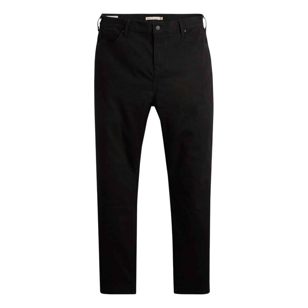 (16L, Black) Levis Womens/Ladies 724 Plus High Rise Straight Jeans