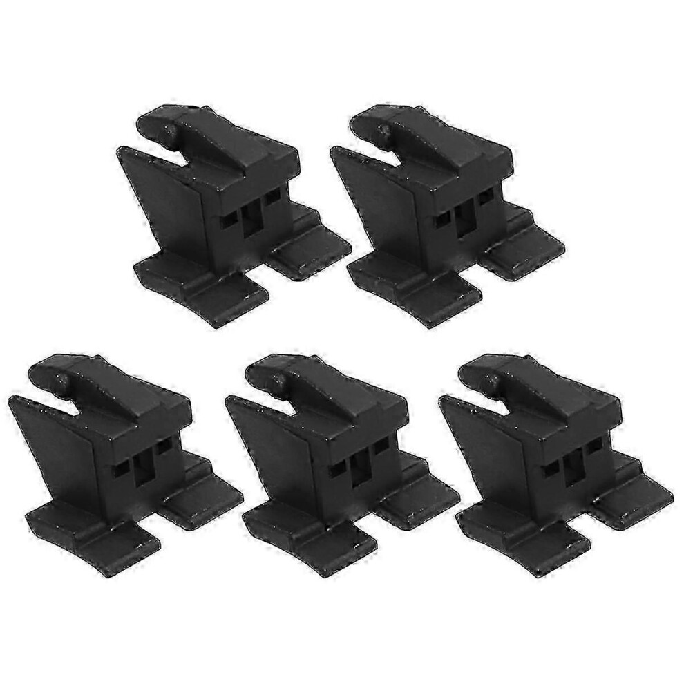 (As Show, One Size) 5Pcs Desktop Computer Mainboard Pcie 16X Graphics Card Slot Socket With Fishtail Fixing Clip Slot Socket Replacement 4633396573023