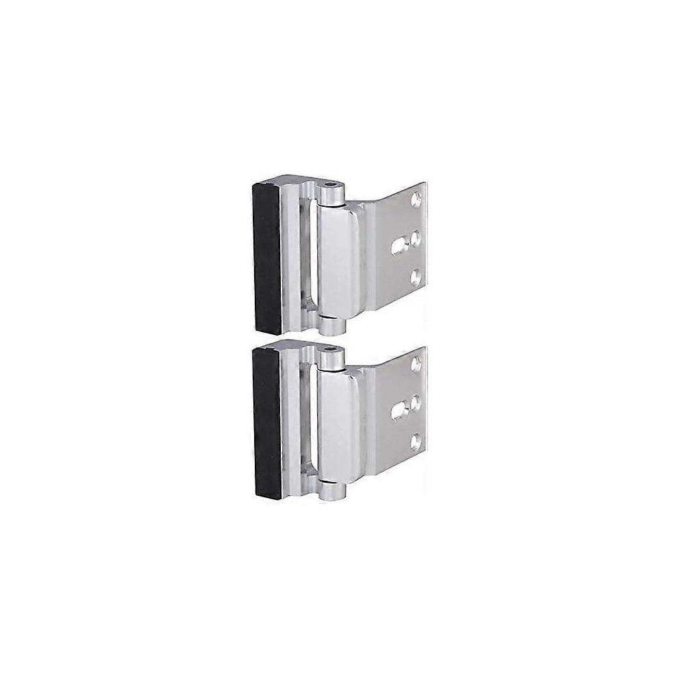 (As show, One size) 2 Pack Door Reinforcement Locks with 8 Screws, Home Security Door Lock for Toddler, Childproof Door Lock Night Lock Withstand 800