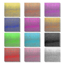 (As show, One size) 240 Sheets GoldLeaf Sheets 12 Colors Gold FoilLeaf Multi-Color Imitation GoldLeaf Paper for Art Decoration, Painting