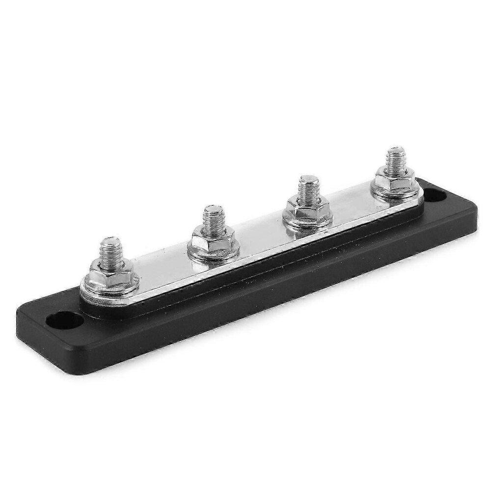 (As Show, One Size) Bus Bar 4Point Power Cable Terminals 100A Busbar Board For Trucks Rvs Boats Coaches 4631898248098