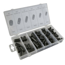 (As show, One size) 80pcs Vacuum Cap Assortment Hose Caps Kit 5/32" To 3/8" 6 Sizes Fp