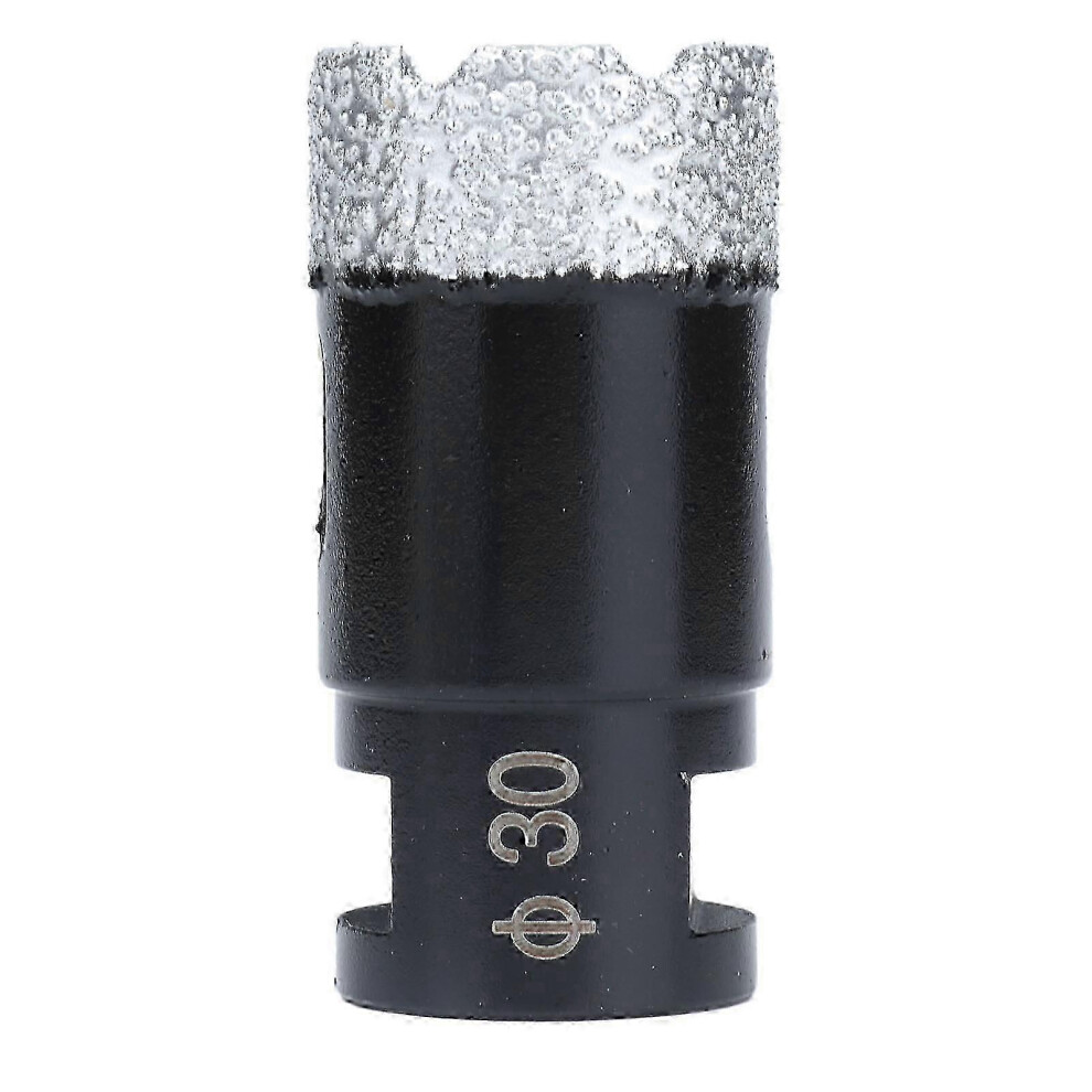 (As Show, One Size) 30Mm Brazed Diamond Drill Bit Hole Saw Opener For Marble Ceramic Tiles M14 Female Thread 4631898229011