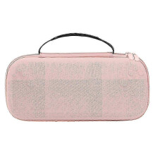 (As show, One size) For Portal Carrying Case PU Leather Protective Travel Bag, Shockproof, Anti-Scratch for Portal Pink