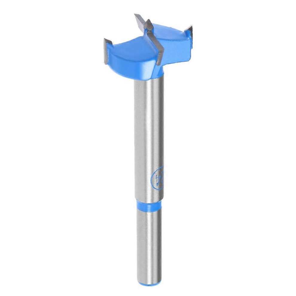 (As Show, One Size) Forstner Drill Bits 24Mm, Tungsten Carbide Wood Hole Saw Auger Opener, Woodworking Hinge Hole Drilling Boring Bit Cutter (Blue, Gr 4632461603634