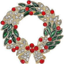 (As show, One size) Created Crystal Brooches for Women Brooch Pins Christams Gift