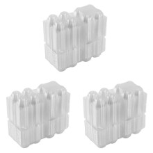 (As show, One size) 150Pcs Plastic Egg Cartons Bulk Clear Chicken Egg Tray Holder for Family Pasture Chicken Farm Busin