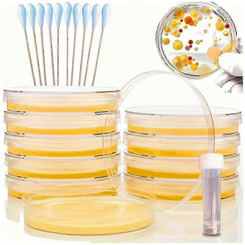 (As show, One size) Dish Science Project Kit, Sterile Dish, Dish Cell Observation, Laboratory Bacterial Colony Observation 1