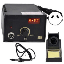 (As show, One size) Digital Soldering Iron Station Adjustable with Temperature Control for Household UseAU Plug 250V