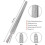 (US, One size) 3pcs Ring Sizer Measuring Tool Set, Ring Gauges with Finger Sizer Mandrel 2