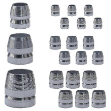 (As show, One size) 21 PCS Round -Handle Wedge Safety Handle Metal Wedge Hammer Handle Wedges Steel Wedge Kit (0.31/0.39/0.47 Inch)