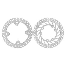 (As show, One size) 1 Pair 240mm/9.45in Front Rear Disc Brake Stainless Steel Rotor Replacement for CR125R CR250R CRF250R CRF450R