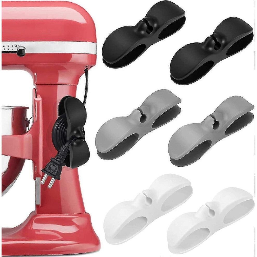 (As Show, One Size) 6 Pack Cord Organizer For Appliances Cord Holder Cord Winder 4633265455009