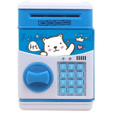 (Bear 1) Electronic Piggy Bank Piggy Bank For Boys Money Bank For Adults With Password Atm Piggy Bank For Real Money